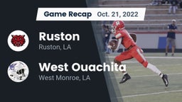 Recap: Ruston  vs. West Ouachita  2022