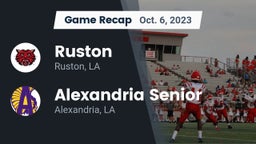 Recap: Ruston  vs. Alexandria Senior  2023
