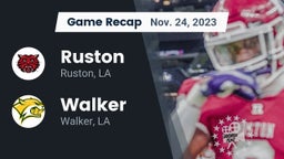 Recap: Ruston  vs. Walker  2023