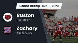 Recap: Ruston  vs. Zachary  2023
