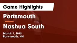 Portsmouth  vs Nashua  South Game Highlights - March 1, 2019