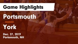 Portsmouth  vs York  Game Highlights - Dec. 27, 2019