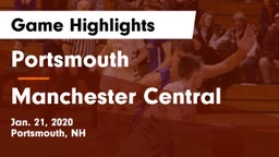 Portsmouth  vs Manchester Central  Game Highlights - Jan. 21, 2020