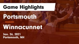 Portsmouth  vs Winnacunnet  Game Highlights - Jan. 26, 2021