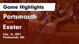 Portsmouth  vs Exeter  Game Highlights - Feb. 16, 2021