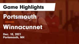 Portsmouth  vs Winnacunnet  Game Highlights - Dec. 10, 2021