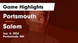 Portsmouth  vs Salem  Game Highlights - Jan. 5, 2024