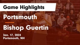 Portsmouth  vs Bishop Guertin  Game Highlights - Jan. 17, 2024