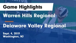 Warren Hills Regional  vs Delaware Valley Regional  Game Highlights - Sept. 4, 2019