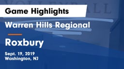 Warren Hills Regional  vs Roxbury  Game Highlights - Sept. 19, 2019
