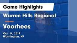 Warren Hills Regional  vs Voorhees  Game Highlights - Oct. 14, 2019