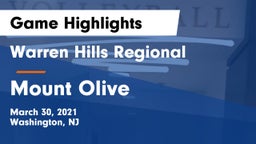 Warren Hills Regional  vs Mount Olive  Game Highlights - March 30, 2021