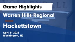 Warren Hills Regional  vs Hackettstown  Game Highlights - April 9, 2021