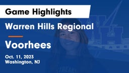 Warren Hills Regional  vs Voorhees  Game Highlights - Oct. 11, 2023
