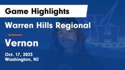 Warren Hills Regional  vs Vernon  Game Highlights - Oct. 17, 2023