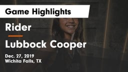 Rider  vs Lubbock Cooper Game Highlights - Dec. 27, 2019
