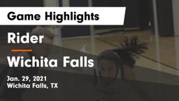 Rider  vs Wichita Falls  Game Highlights - Jan. 29, 2021
