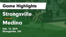 Strongsville  vs Medina Game Highlights - Feb. 12, 2019