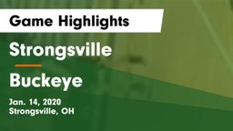 Strongsville  vs Buckeye  Game Highlights - Jan. 14, 2020