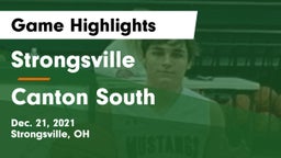 Strongsville  vs Canton South  Game Highlights - Dec. 21, 2021