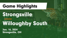 Strongsville  vs Willoughby South  Game Highlights - Jan. 16, 2024