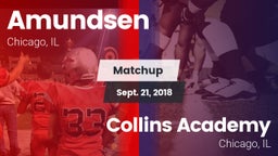 Matchup: Amundsen vs. Collins Academy  2018