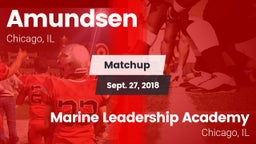 Matchup: Amundsen vs. Marine Leadership Academy  2018