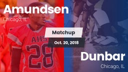 Matchup: Amundsen vs. Dunbar  2018