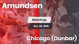Matchup: Amundsen vs. Chicago (Dunbar) 2019