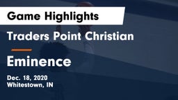 Traders Point Christian  vs Eminence Game Highlights - Dec. 18, 2020