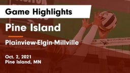 Pine Island  vs Plainview-Elgin-Millville  Game Highlights - Oct. 2, 2021