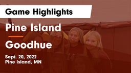 Pine Island  vs Goodhue  Game Highlights - Sept. 20, 2022