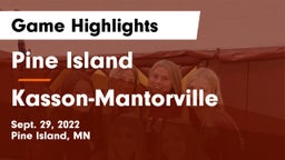 Pine Island  vs Kasson-Mantorville  Game Highlights - Sept. 29, 2022