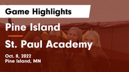 Pine Island  vs St. Paul Academy Game Highlights - Oct. 8, 2022