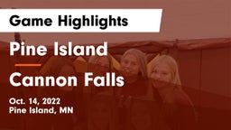 Pine Island  vs Cannon Falls  Game Highlights - Oct. 14, 2022