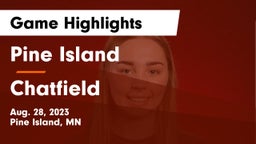 Pine Island  vs Chatfield  Game Highlights - Aug. 28, 2023