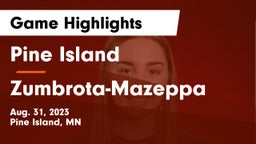 Pine Island  vs Zumbrota-Mazeppa  Game Highlights - Aug. 31, 2023