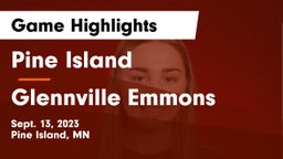 Pine Island  vs Glennville Emmons Game Highlights - Sept. 13, 2023