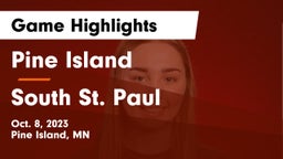 Pine Island  vs South St. Paul  Game Highlights - Oct. 8, 2023
