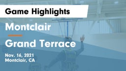 Montclair  vs Grand Terrace Game Highlights - Nov. 16, 2021
