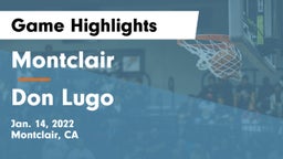 Montclair  vs Don Lugo Game Highlights - Jan. 14, 2022