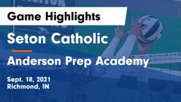 Seton Catholic  vs Anderson Prep Academy Game Highlights - Sept. 18, 2021