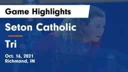 Seton Catholic  vs Tri  Game Highlights - Oct. 16, 2021