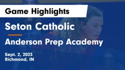 Seton Catholic  vs Anderson Prep Academy Game Highlights - Sept. 2, 2023