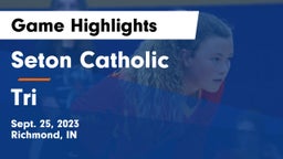 Seton Catholic  vs Tri  Game Highlights - Sept. 25, 2023