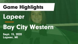 Lapeer   vs Bay City Western  Game Highlights - Sept. 15, 2020