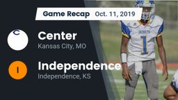 Recap: Center  vs. Independence  2019