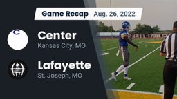 Recap: Center  vs. Lafayette  2022