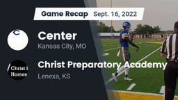 Recap: Center  vs. Christ Preparatory Academy 2022