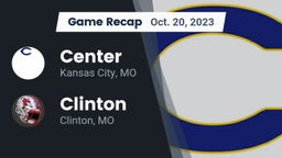 Recap: Center  vs. Clinton  2023